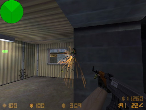 Half-Life: Counter-Strike - Теория прострела: de_nuke  