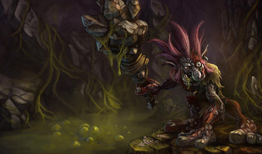 Лига Легенд - League of Legends: Trundle, the Cursed Troll - Проклятый тролль с большой дубиной