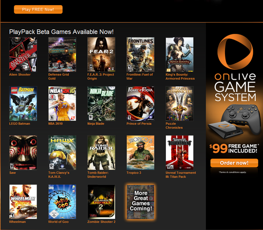 Обо всем - Onlive beta - Мы идем к вам