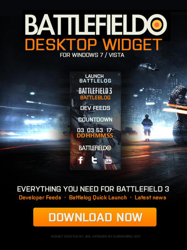 Battlefield 3 - Battlefield 3 рабочий виджет.