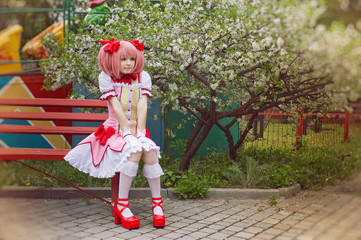 Обо всем - [Best Anime Cosplay] Подборка косплея по аниме Mahou Shoujo Madoka Magica 