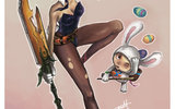 Riven_and_teemo_by_jodybom-d4v0ddn