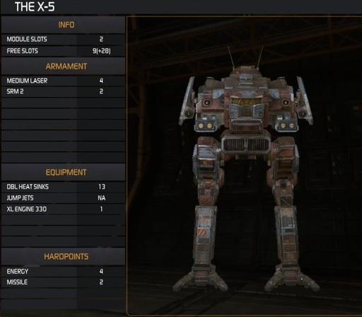 MechWarrior Online - Патч от 05.03.2013. Новый Hero Mech - CICADA X-5