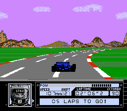 Ретро-игры - Turbo Racing (NES) - Турбо и драйв на пару вечеров